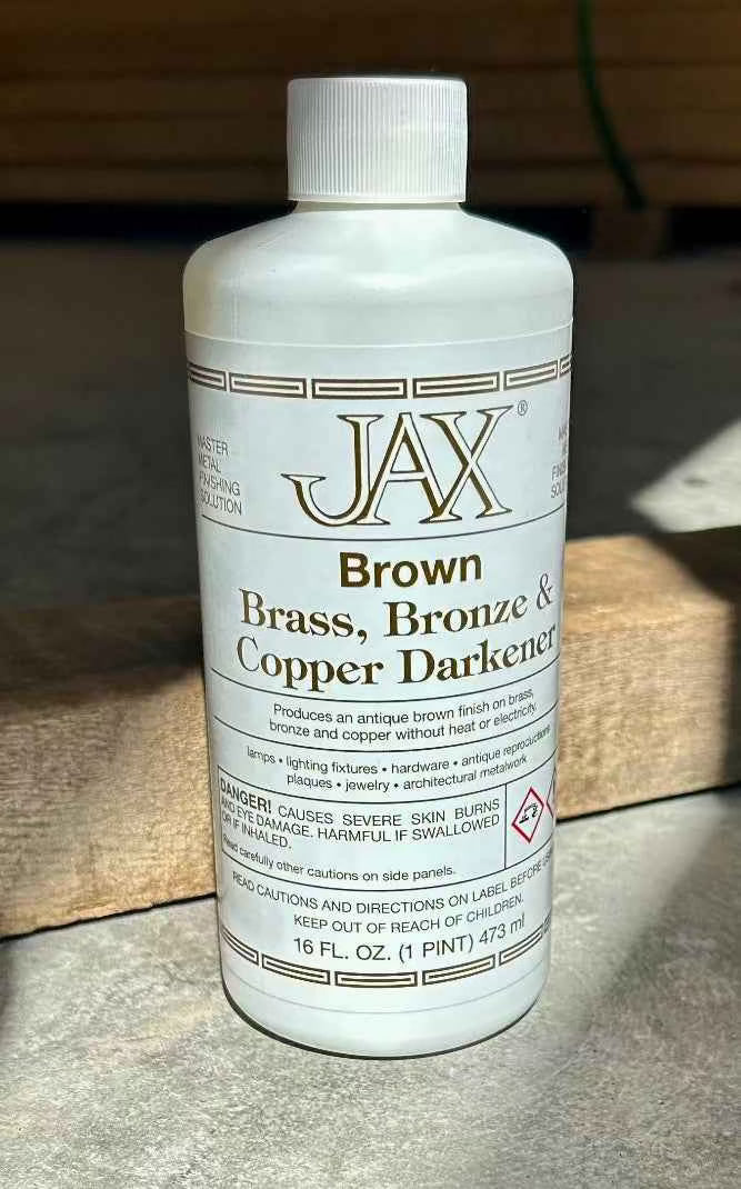 JAX Brown Darkener - Recommended for Brass Parts