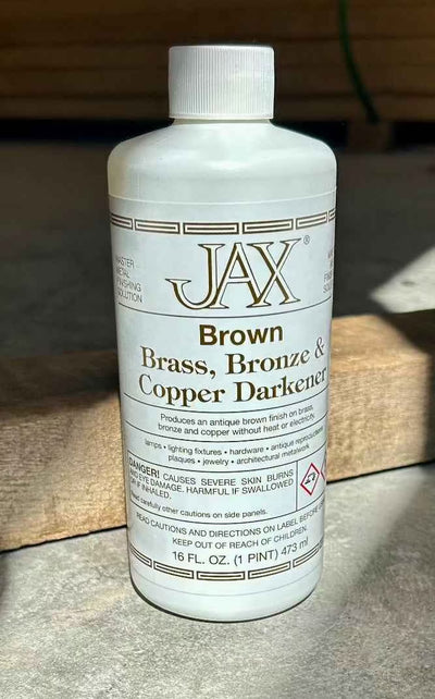 JAX Brown Darkener - Recommended for Brass Parts